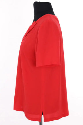 Blouse Claudie Pierlot Rouge en Synthétique