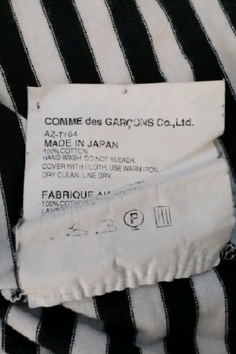 Blouse Comme Des Garçons Blanc en Coton