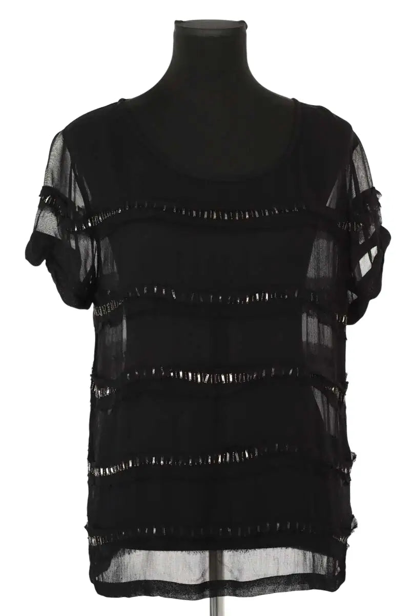 Blouse DAY Birger et Mikkelsen Noir en Viscose, taille S - Seconde Main