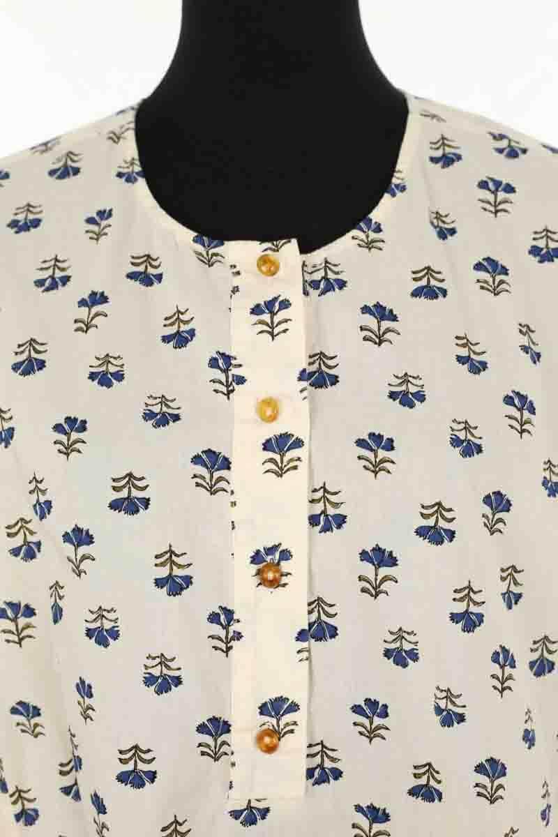 Blouse Des Petits Hauts Beige en Coton