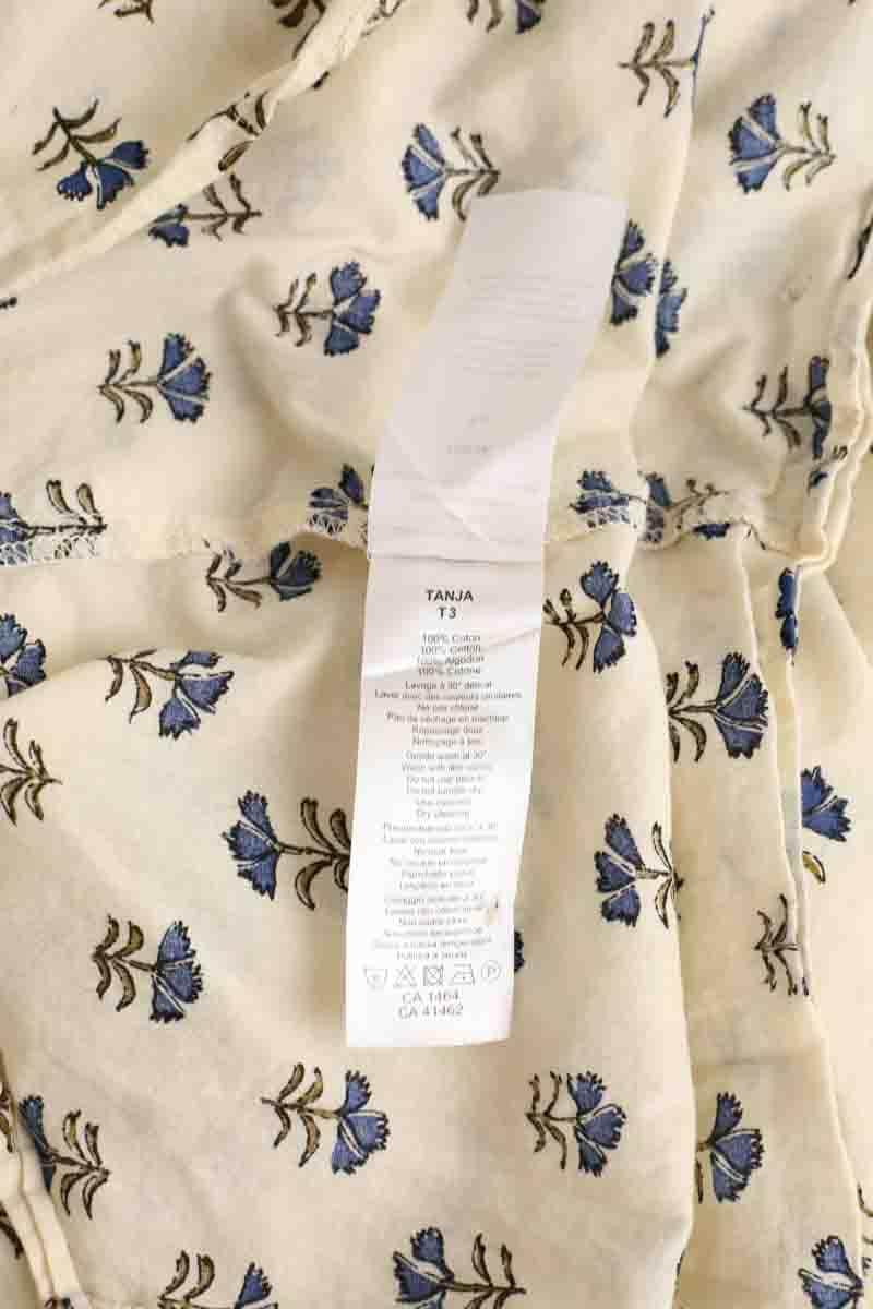 Blouse Des Petits Hauts Beige en Coton