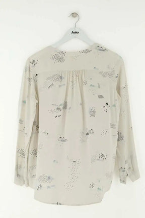 Blouse Des Petits Hauts Blanc en Soie