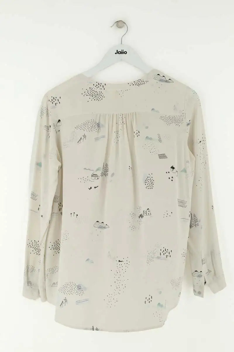 Blouse Des Petits Hauts Blanc en Soie