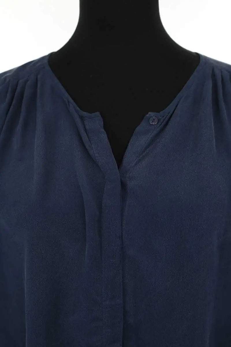 Blouse Des Petits Hauts Gupinette Bleu en Soie