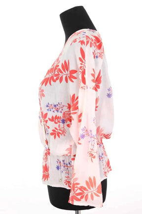 Blouse Des Petits Hauts Rico Orange en Coton