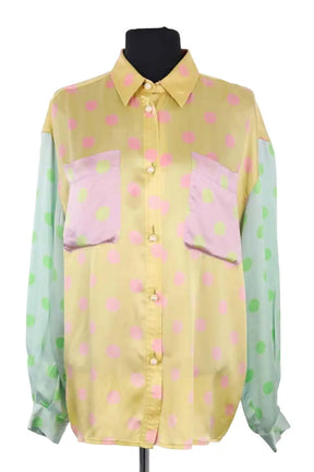 Blouse Dior Multicolore en Soie, taille XL - Seconde Main