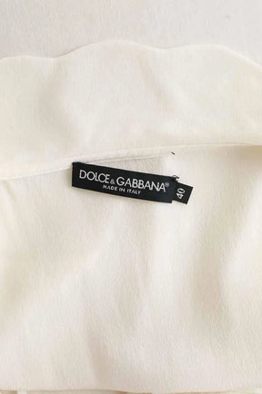 Blouse Dolce & Gabbana Blanc en Soie