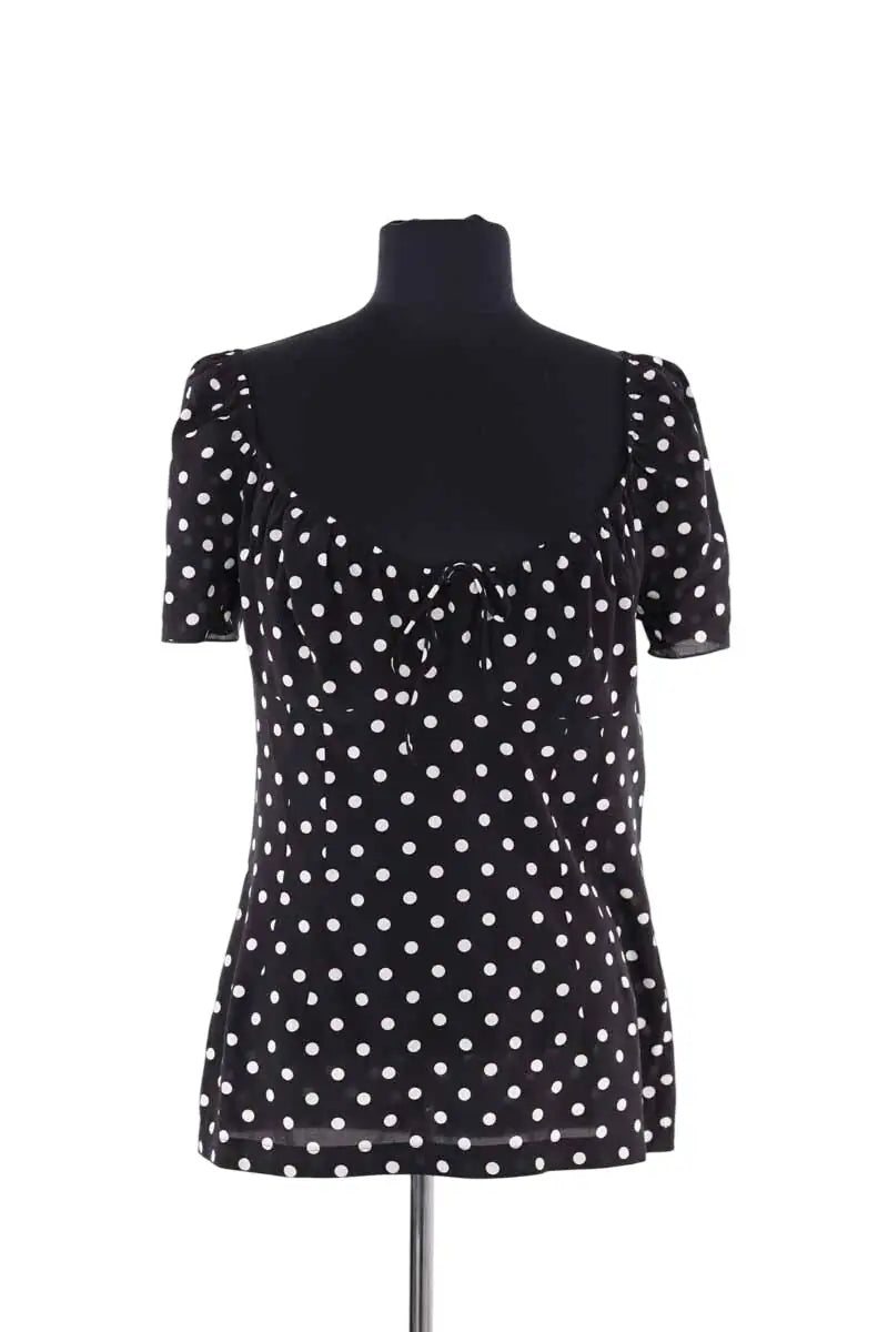 Blouse Dolce & Gabbana Noir en Soie, taille XXL - Seconde Main