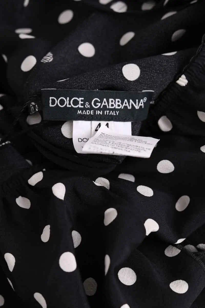 Blouse Dolce & Gabbana Noir en Soie