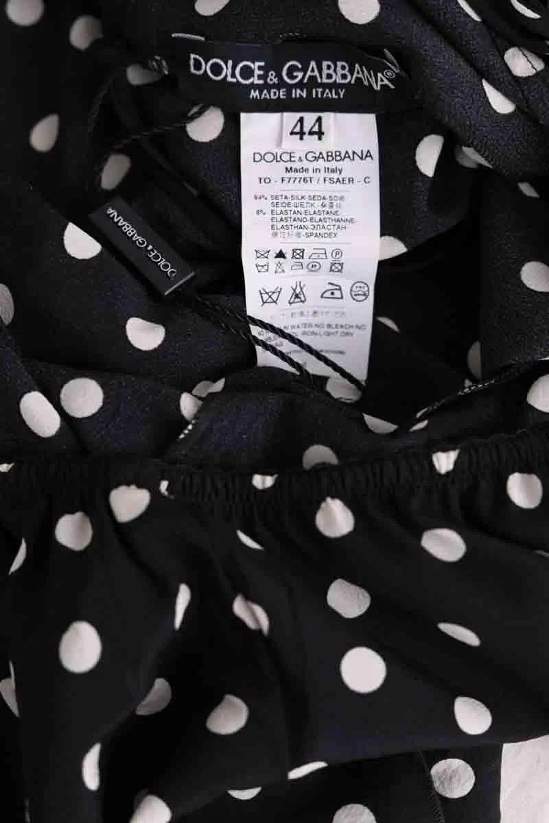 Blouse Dolce & Gabbana Noir en Soie