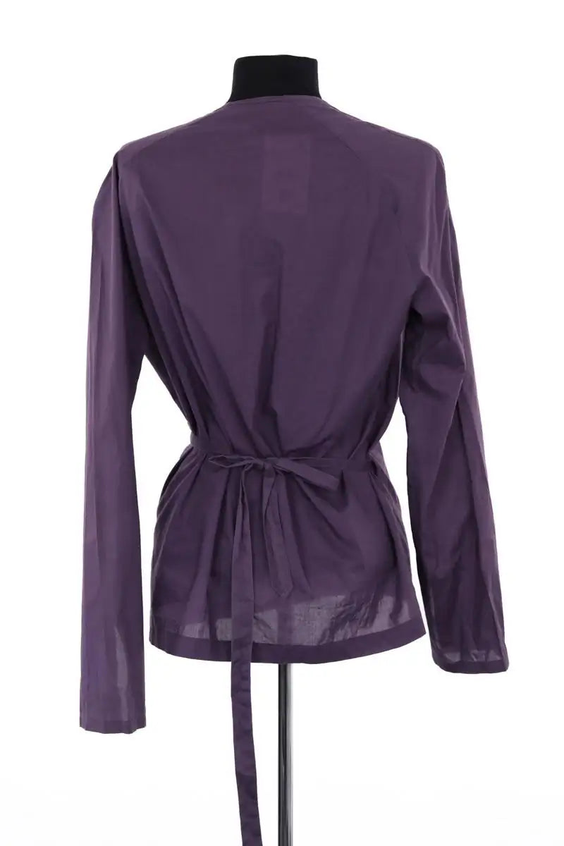 Blouse Dries Van Noten Violet en Coton