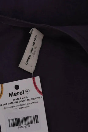 Blouse Dries Van Noten Violet en Coton