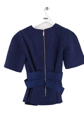 Blouse Elisabetta Franchi Marine en Synthétique