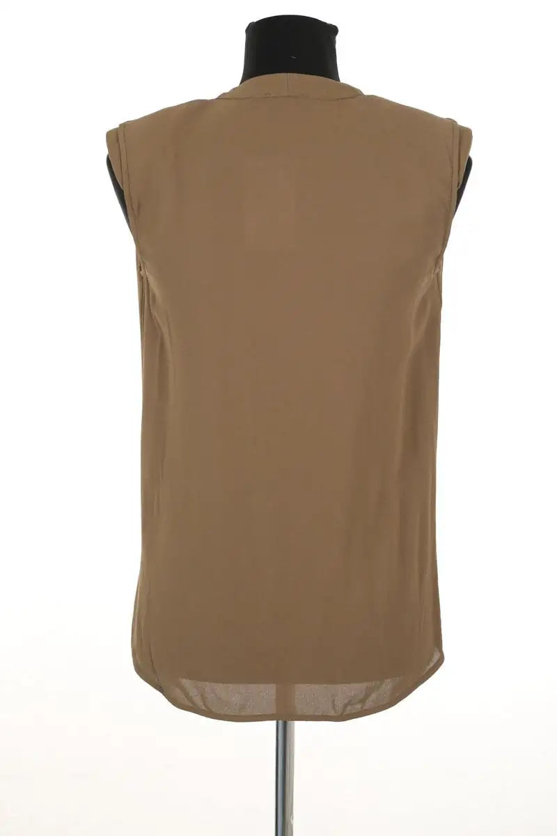 Blouse Elisabetta Franchi Marron en Viscose