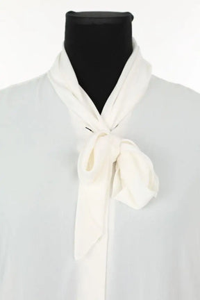 Blouse Emporio Armani Blanc en Viscose