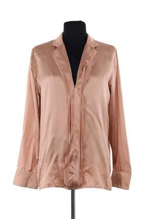 Blouse Erika Cavallini Beige en Soie, taille M - Seconde Main