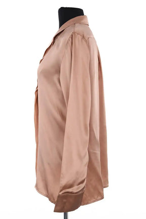 Blouse Erika Cavallini Beige en Soie