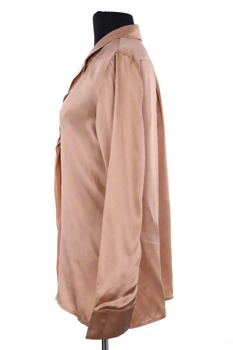Blouse Erika Cavallini Beige en Soie