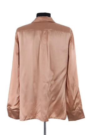 Blouse Erika Cavallini Beige en Soie