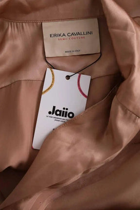 Blouse Erika Cavallini Beige en Soie