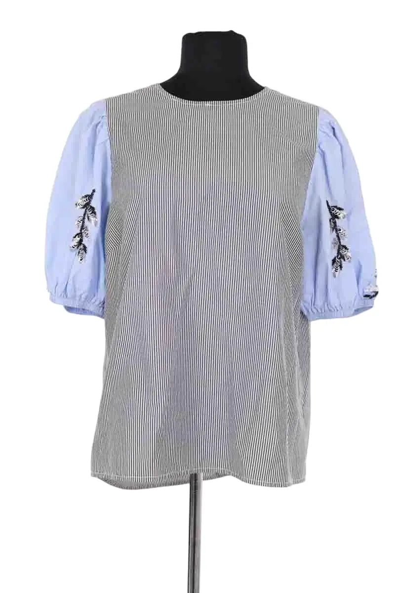Blouse Essentiel Antwerp Noir en Coton, taille L - Seconde Main