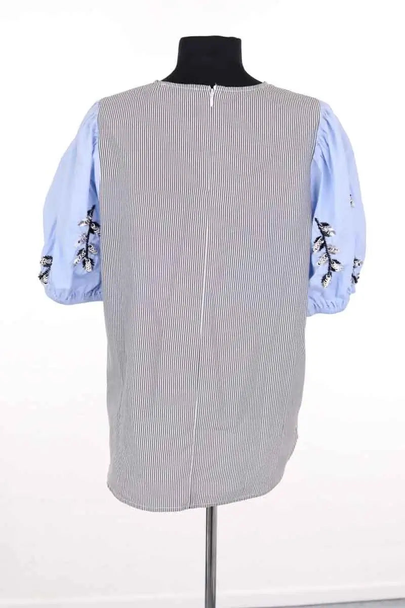 Blouse Essentiel Antwerp Noir en Coton