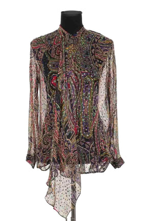Blouse Etro Multicolore en Soie, taille M - Seconde Main