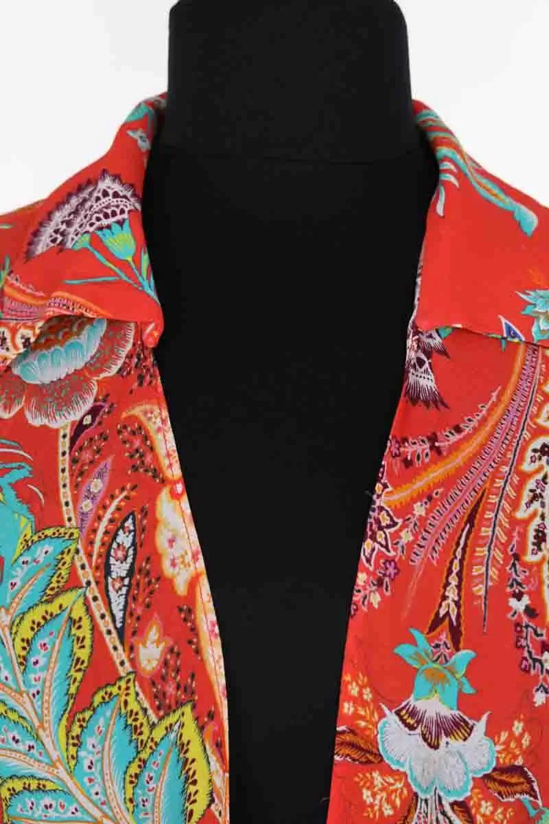 Blouse Etro Orange en Synthétique