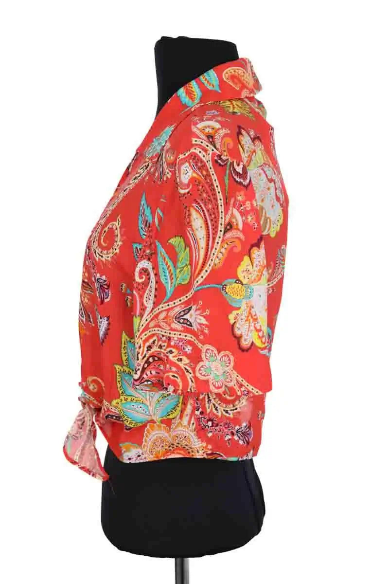 Blouse Etro Orange en Synthétique