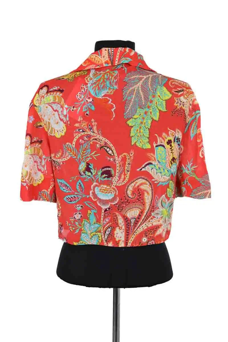 Blouse Etro Orange en Synthétique