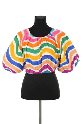 Blouse Farm Rio Multicolore en Coton, taille M - Seconde Main