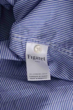Blouse Figaret Bleu en Coton