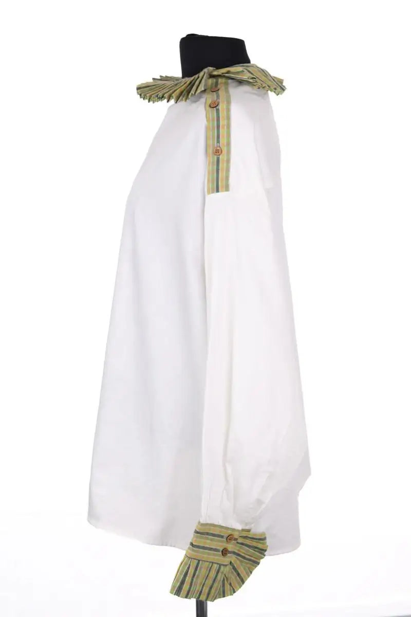 Blouse Fishclub Blanc en Coton