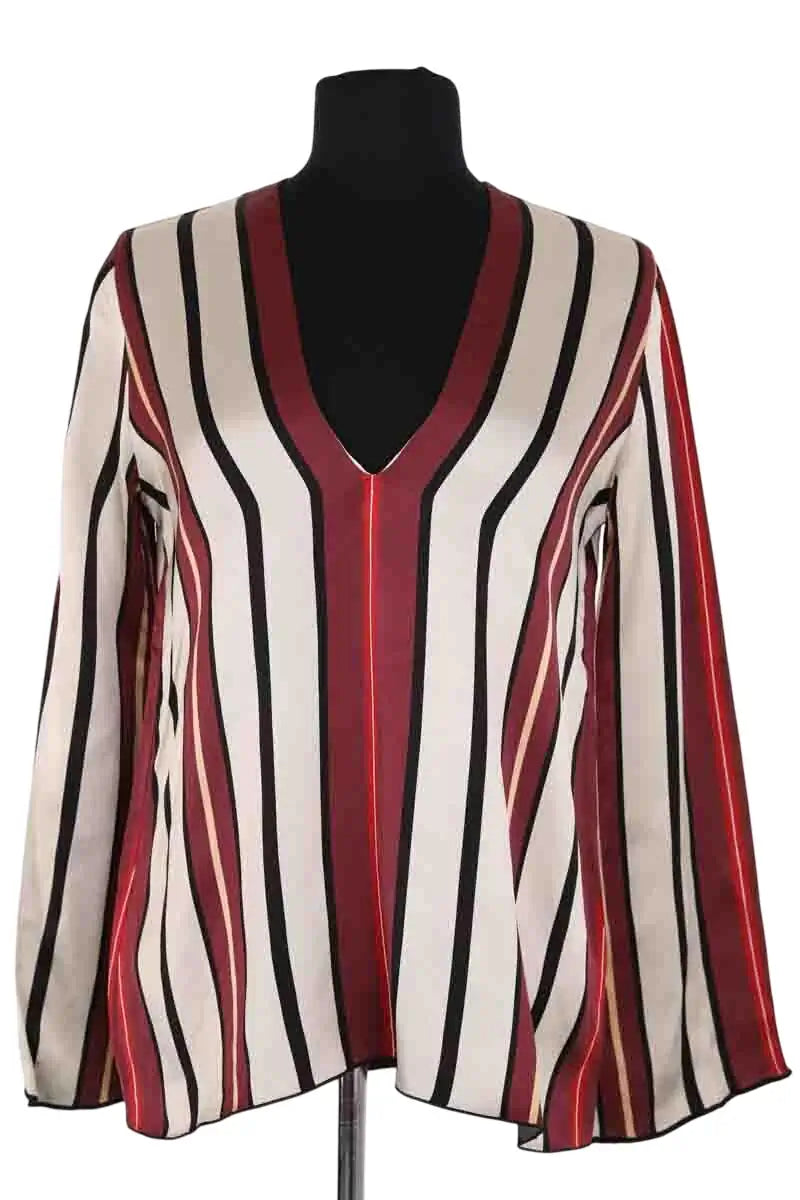 Blouse Forte_Forte Bordeaux en Viscose, taille S - Seconde Main