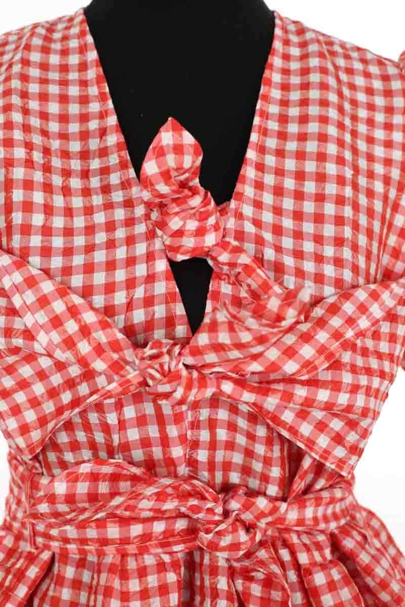 Blouse Ganni Rouge en Synthétique