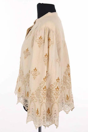Blouse Gerard Darel Beige en Coton