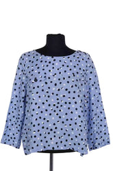 Blouse Gerard Darel Bleu en Coton, taille XL - Seconde Main