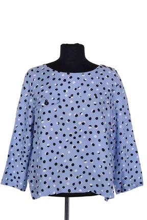 Blouse Gerard Darel Bleu en Coton, taille XL - Seconde Main