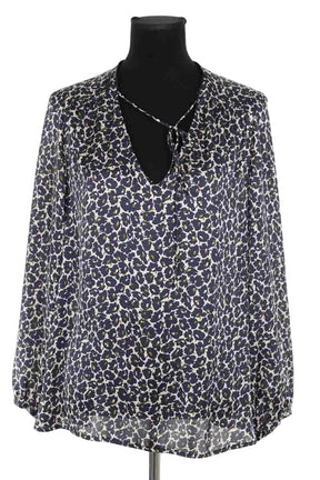 Blouse Gerard Darel Bleu en Polyester, taille S - Seconde Main
