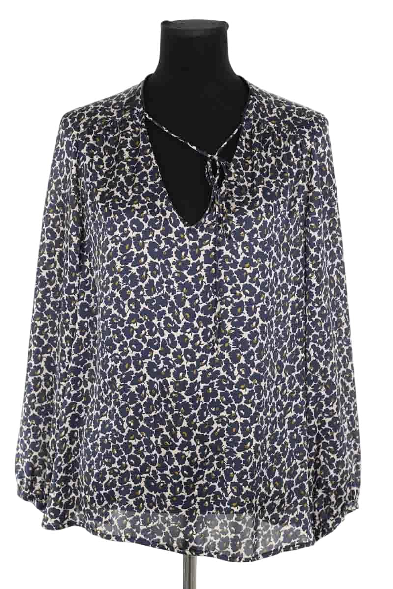 Blouse Gerard Darel Bleu en Polyester, taille S - Seconde Main
