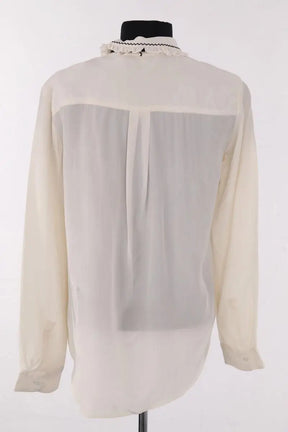 Blouse Gerard Darel Ecru en Soie