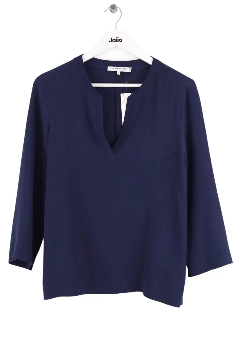 Blouse Gerard Darel Marine en Synthétique, taille M - Seconde Main