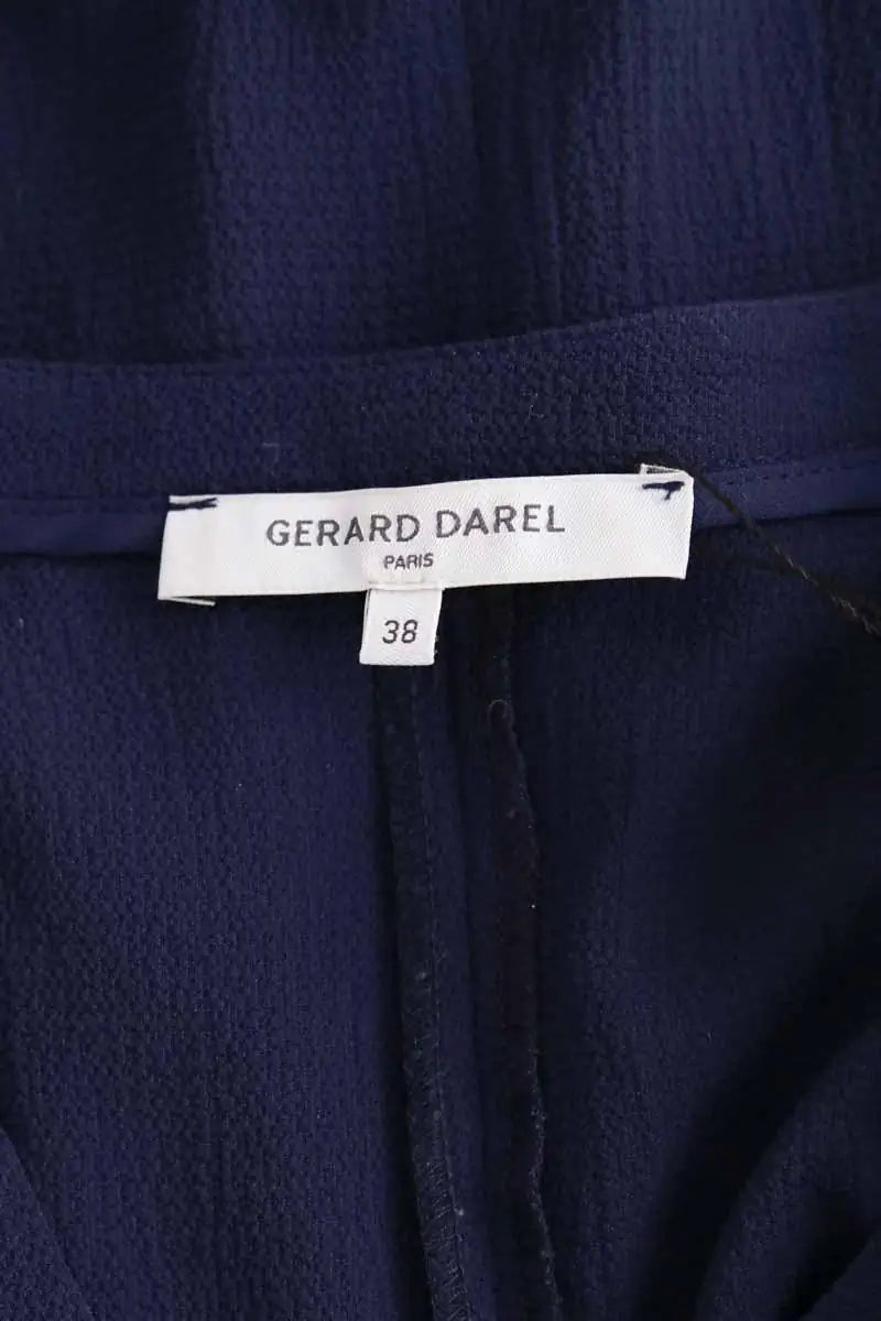 Blouse Gerard Darel Marine en Synthétique