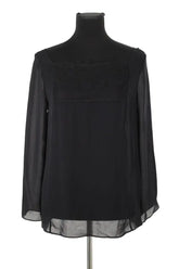 Blouse Gerard Darel Noir en Soie, taille S - Seconde Main