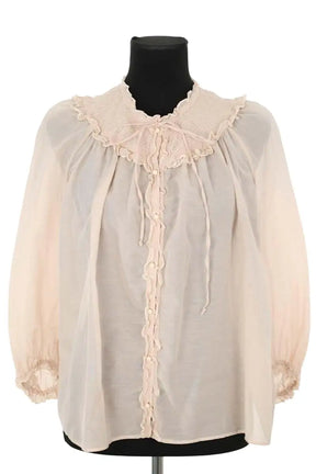 Blouse Gerard Darel Rose en Coton, taille XL - Seconde Main