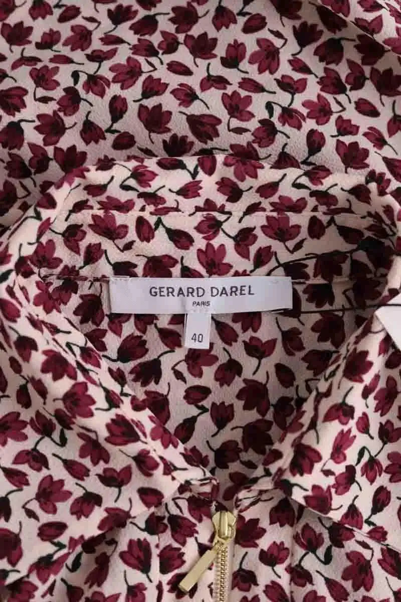 Blouse Gerard Darel Rose en Synthétique