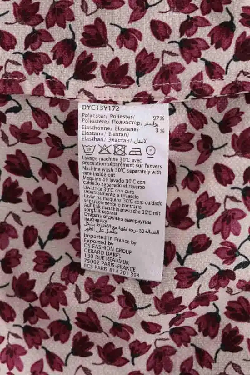 Blouse Gerard Darel Rose en Synthétique