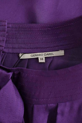 Blouse Gerard Darel Violet en Soie