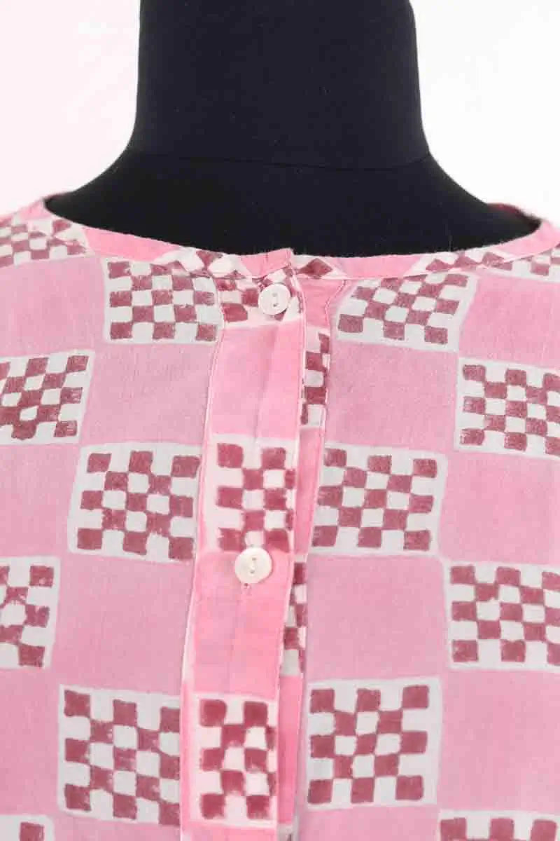 Blouse Gimaguas Rose en Coton