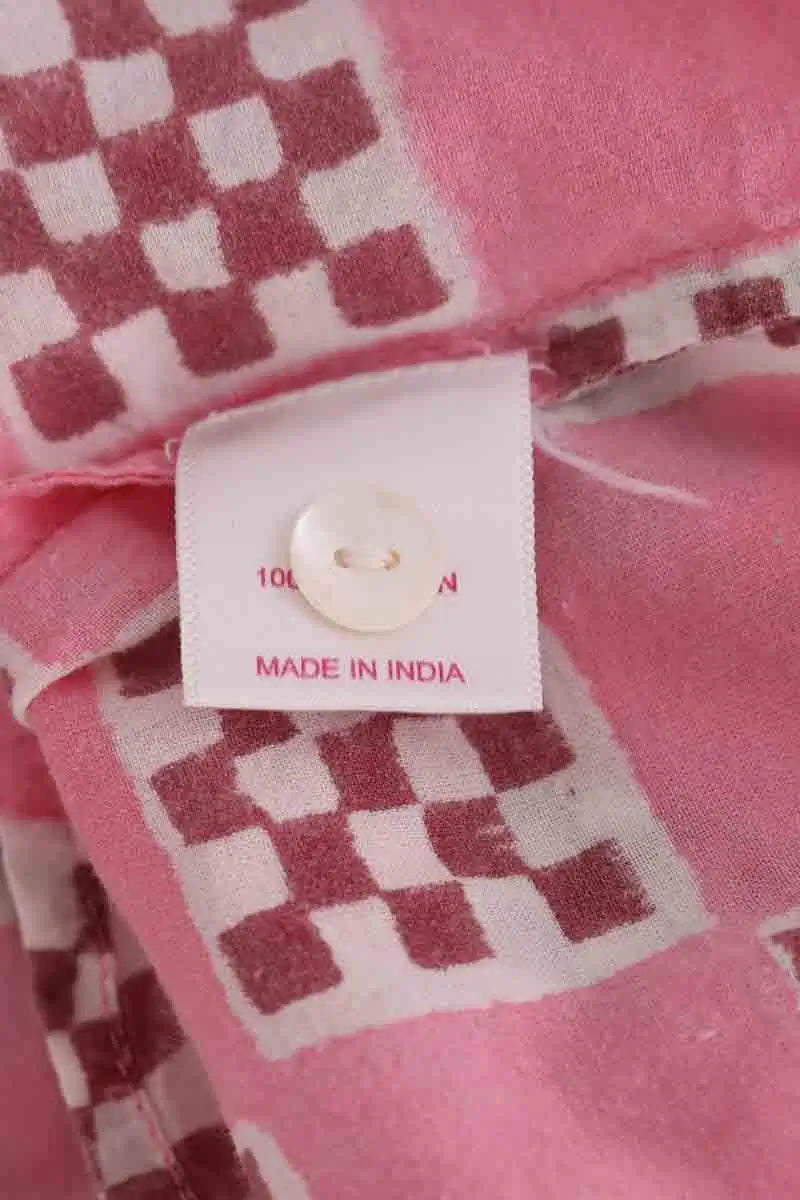 Blouse Gimaguas Rose en Coton